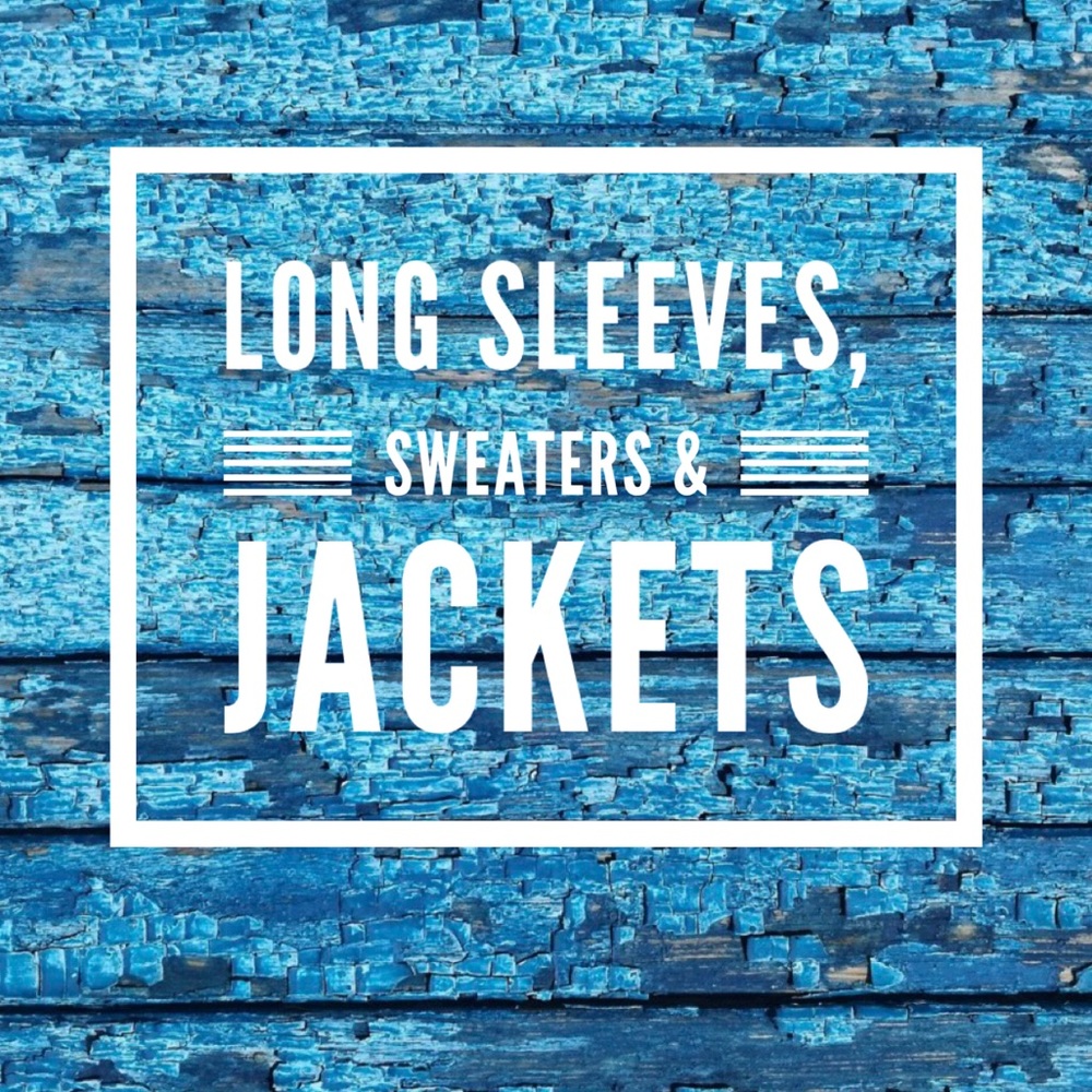 ✨ Long sleeved shirt. sweaters and jackets ✨